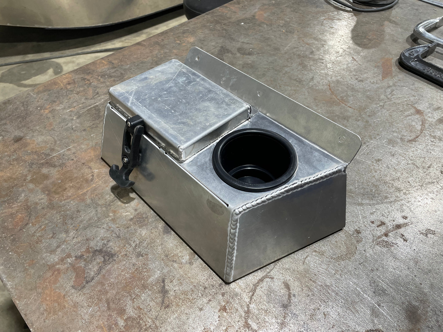 T-rail Dry Box Cup Holder